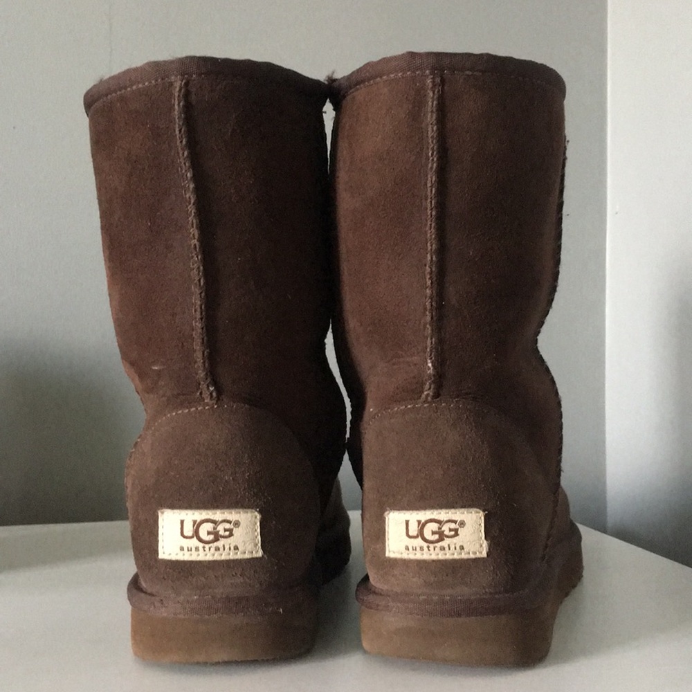 Dark brown UGG boots