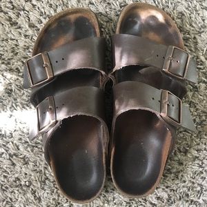 Brown Birkenstocks
