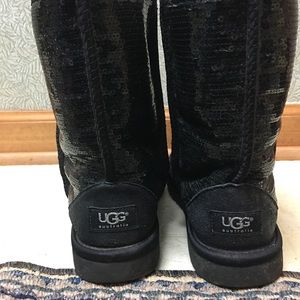 Black Sequin Uggs