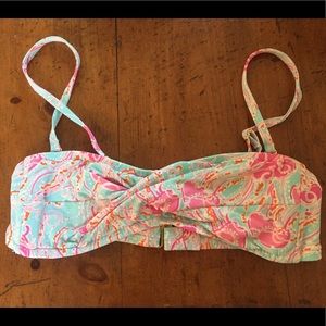 Lilly Pulitzer “jellies be jammin’” bikini top XS