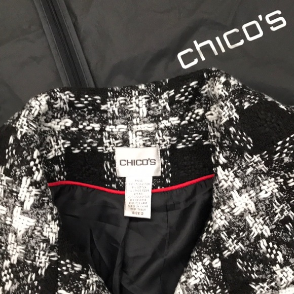 CUTE, Black, White and Gray Checkered Jacket - Picture 3 of 3