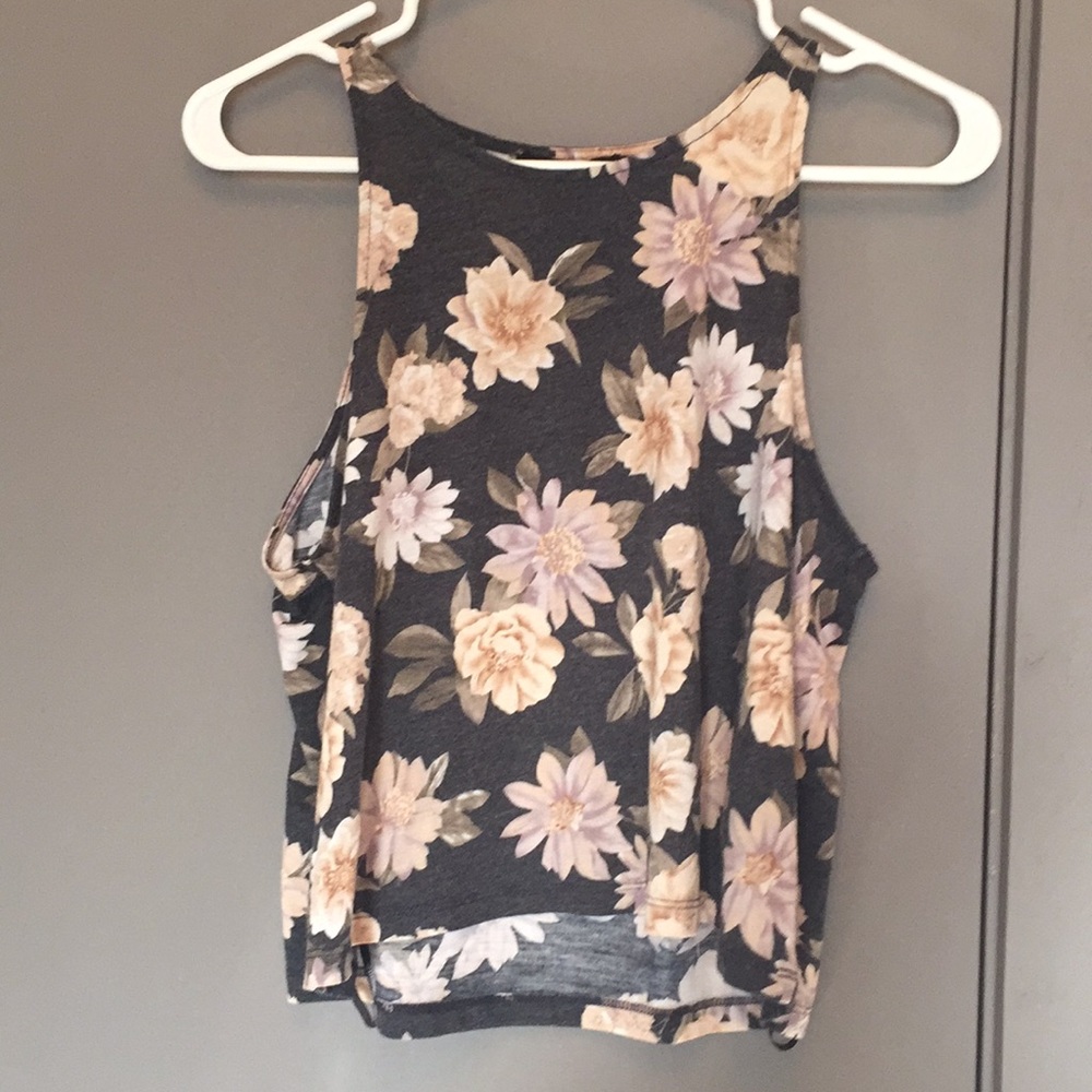 Floral crop top