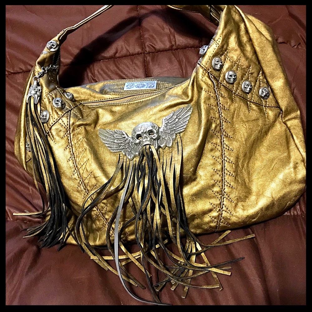 A&G Rockin’ Skull Handbag