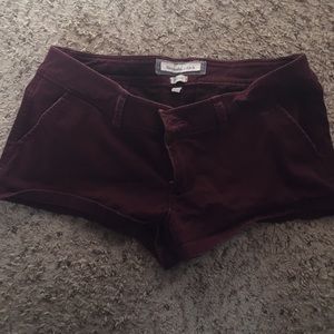 Maroon shorts