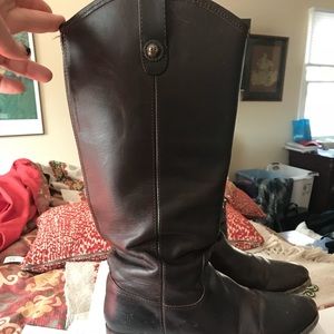 Frye Tall Melissa Button boots Sz 8