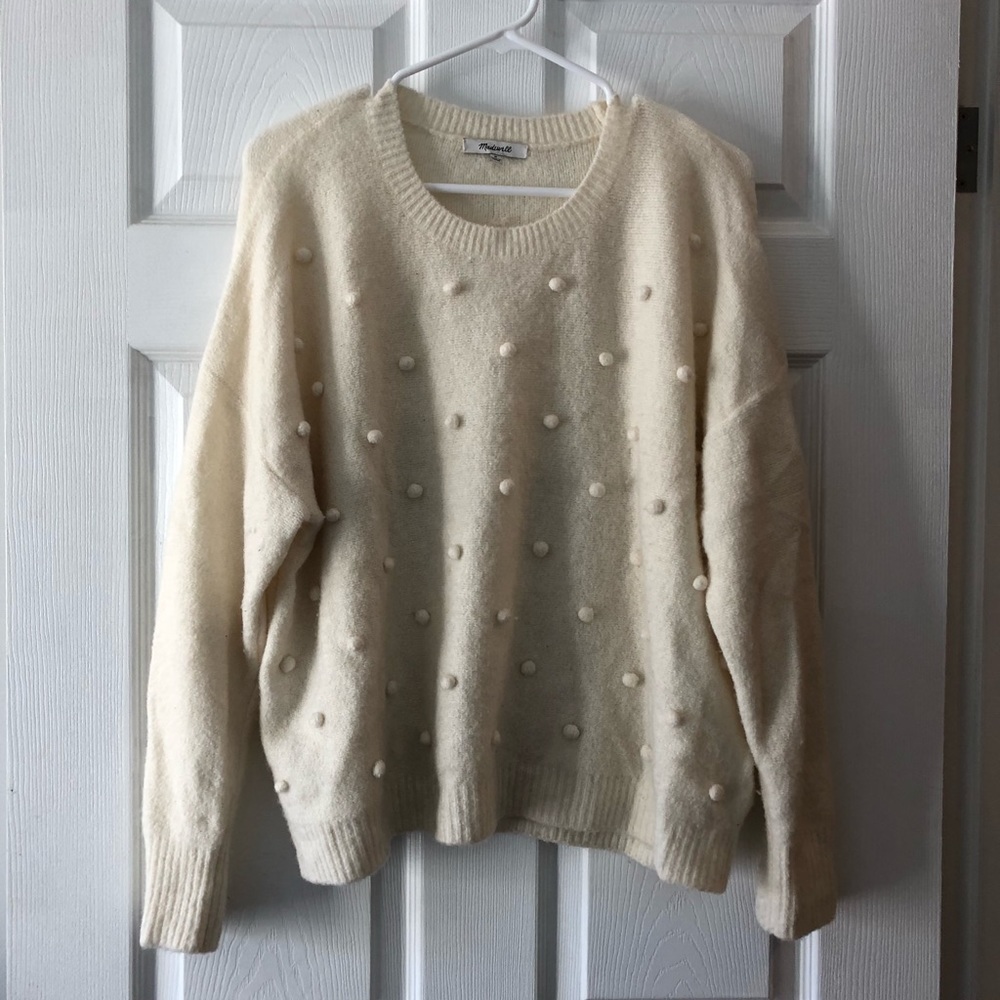 Madewell pom pom sweater