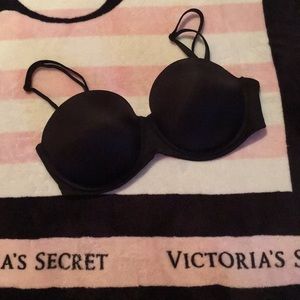 34D VS Pink Push-Up Muilti-Way/Strapless Bra
