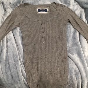 Gray AE sweater