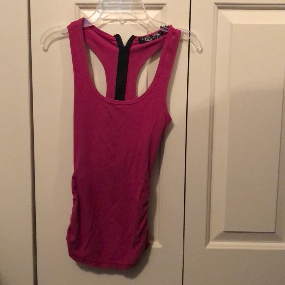 Pink Guess Tank Top