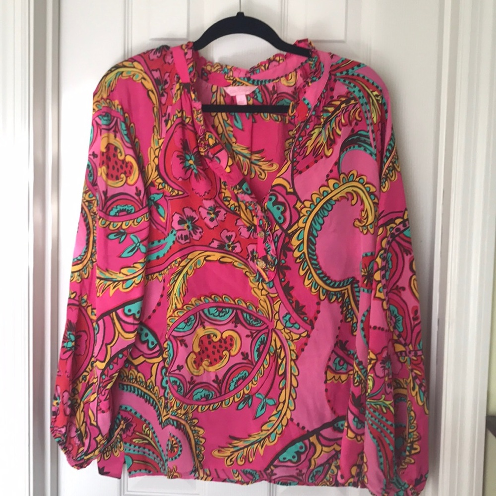 Lilly Pulitzer Silk Top