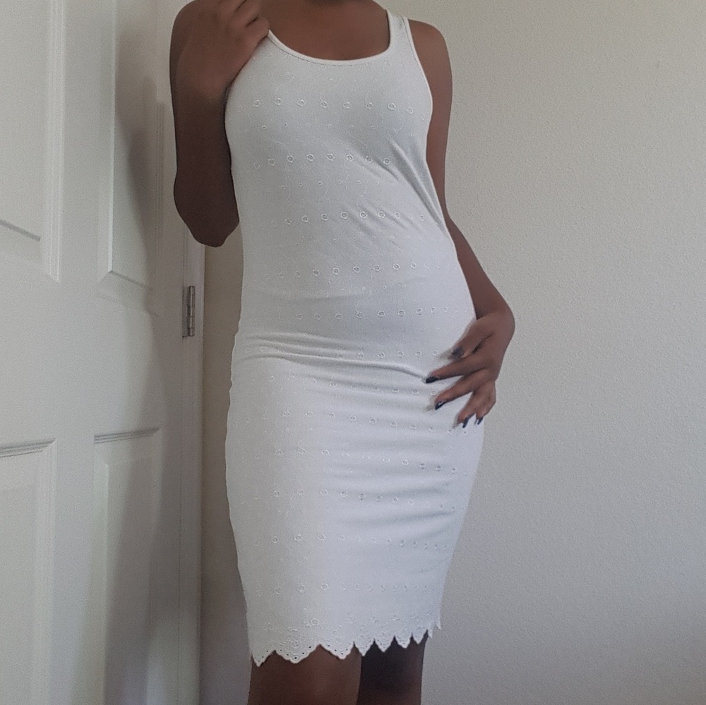 White tank dress. NWOT