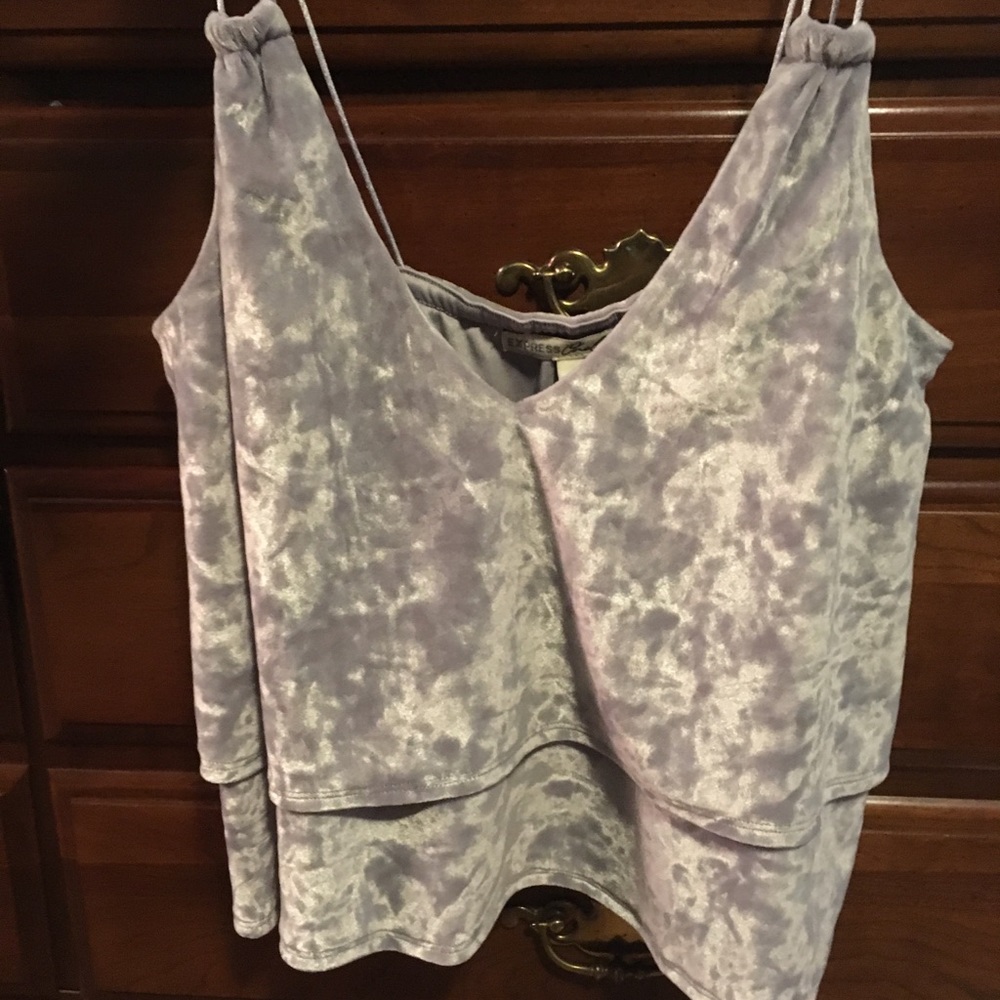 Express one eleven velvet tank