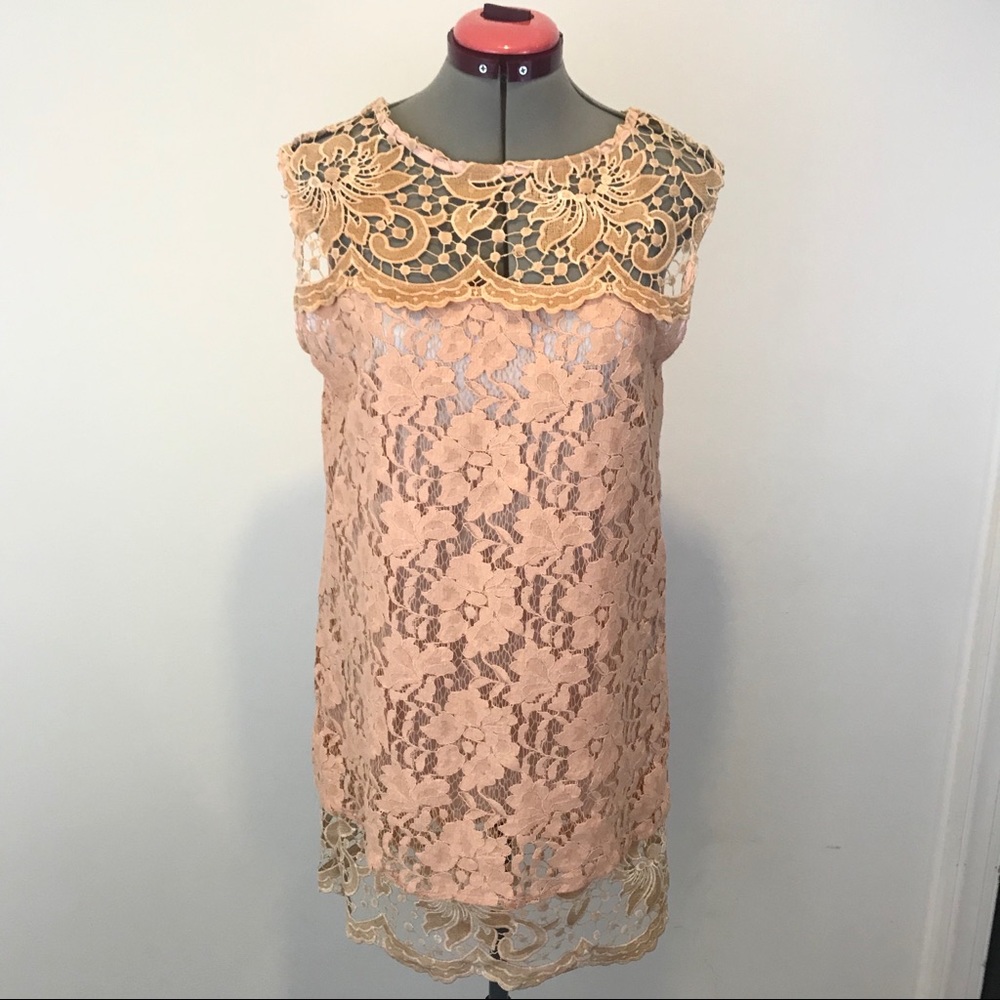 NWT Kate’s Boutique Floral Embroidered Lace Dress
