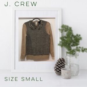 J. Crew Collection Jewel Neck Sweater