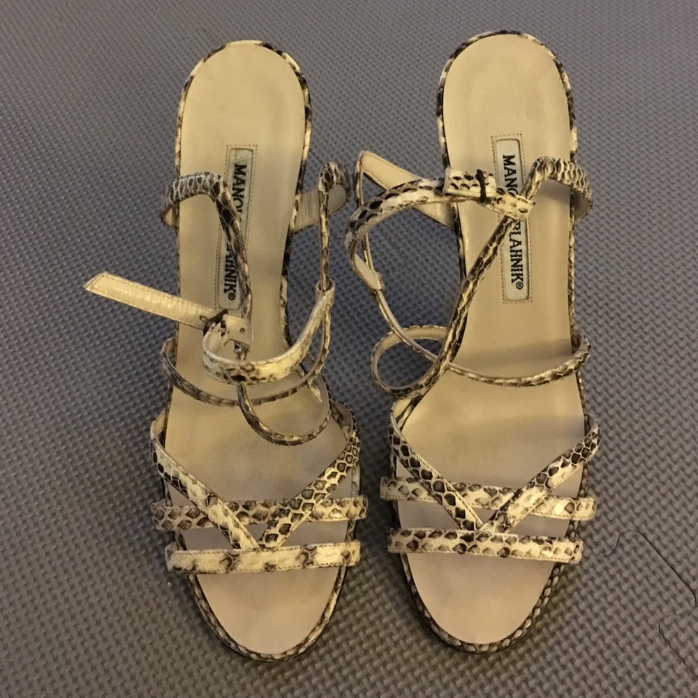 Manolo Blahnik high-heel sandals - v versatile