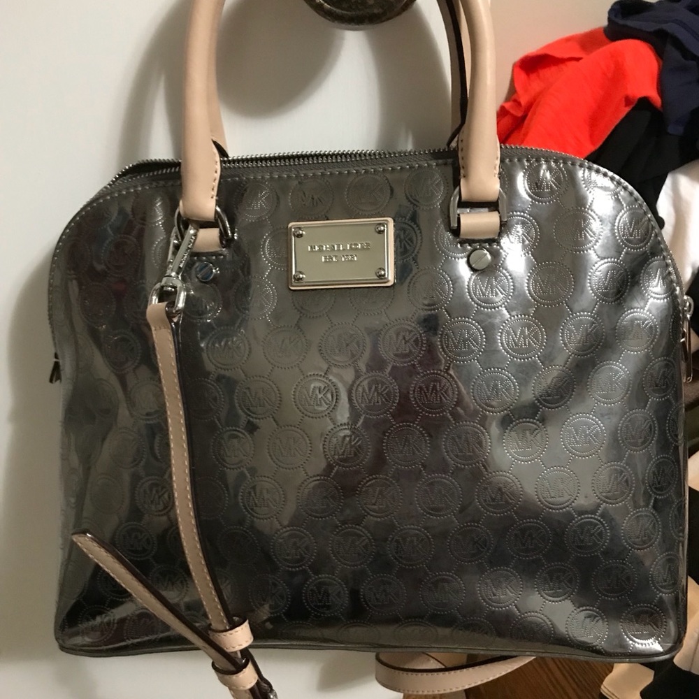 Michael Michael Kors Metallic Satchel