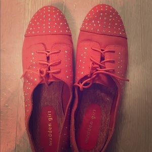 Madden Girl Orange/Pink Flats
