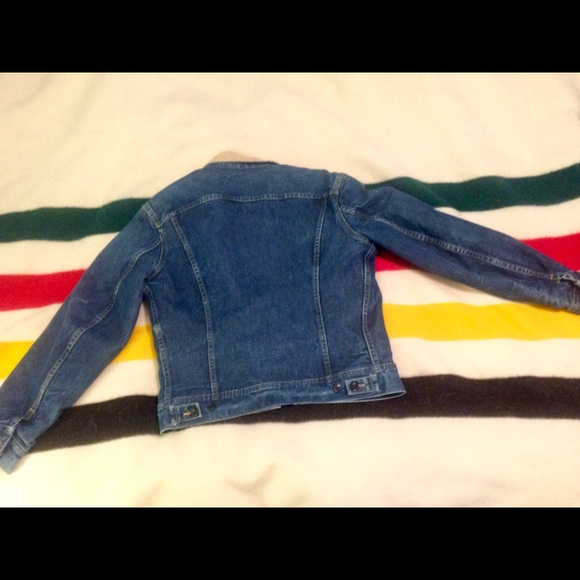 Vintage Lee denim jean jacket, blanket lined, - Picture 4 of 4