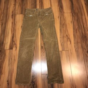 Corduroy tan pants