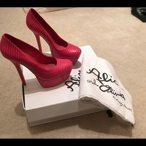 Hot pink Alice and Olivia Stilettos