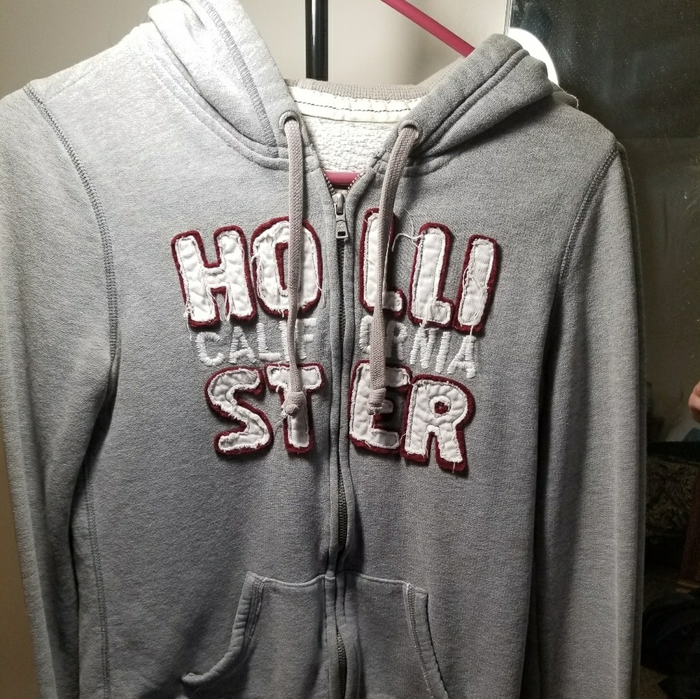 Hollister zip-up hoodie