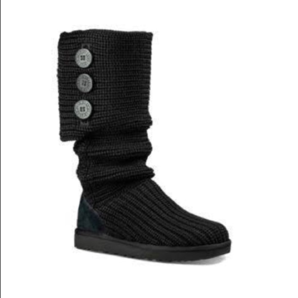 🎉FINAL PRICE🎉 Black UGG cardi boots