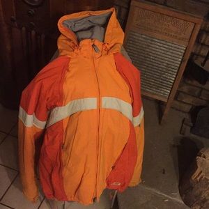 American Eagle-orange winter coat (women’s large)