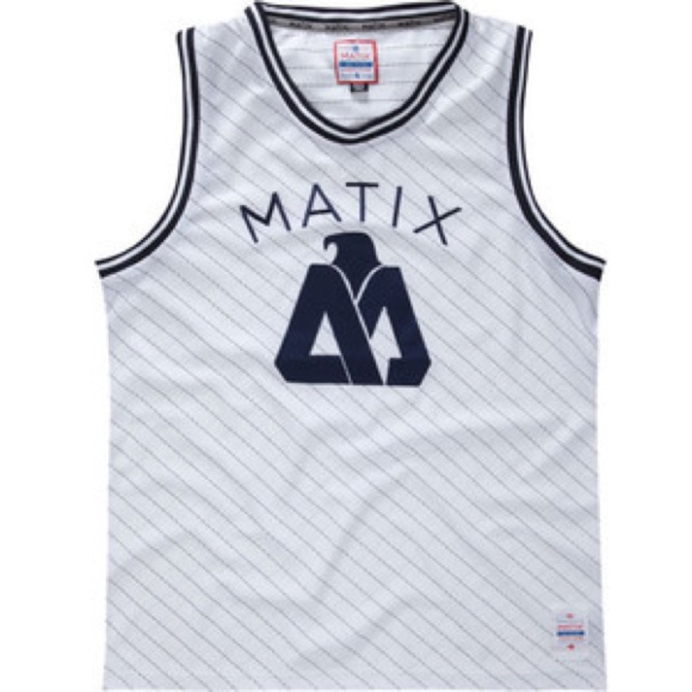 White Matix Jersey men's Size Small