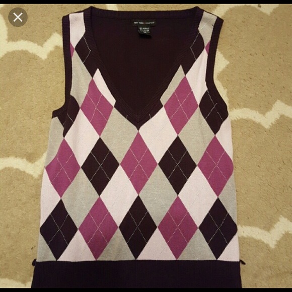 New York & Company Sweaters - Argyle Sweater Vest