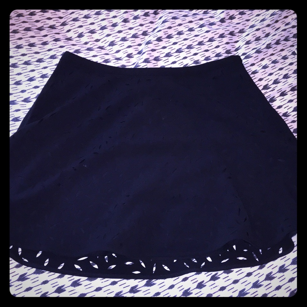 NWT banana republics navy detailed skirt