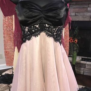 Sparkly pale pink dress