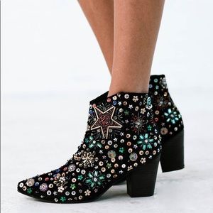 NEW Free People Night Out Embellished Boots
