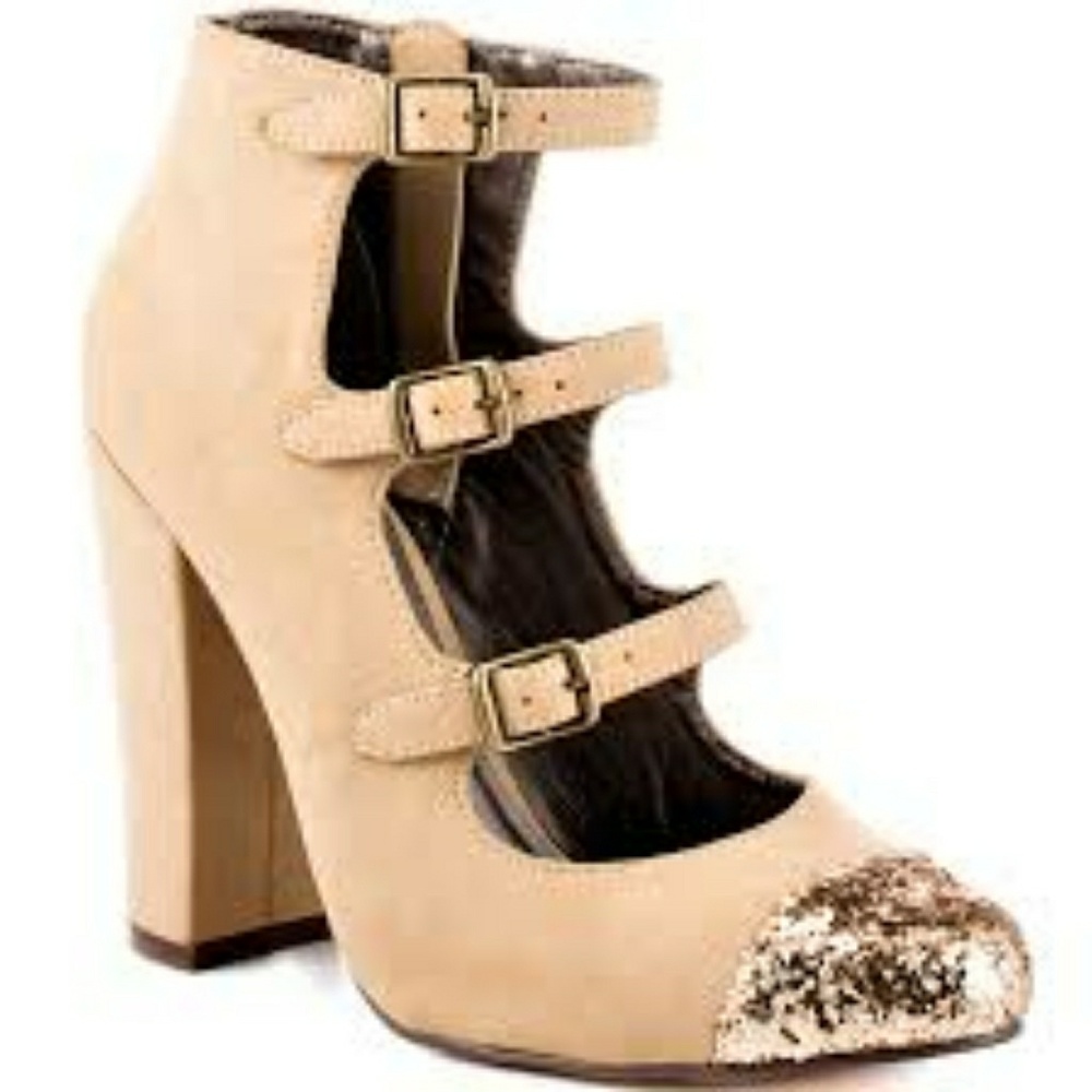Michael Antonio Lakin Beige Maryjane Size 5.5 - Picture 2 of 3