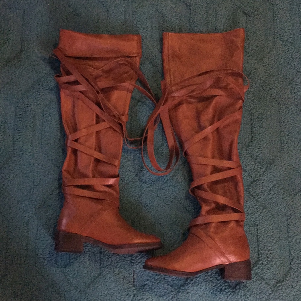 Colin Stuart Leather Over-the-knee boots