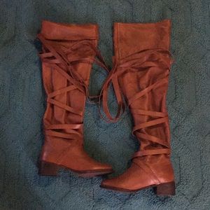 Colin Stuart Leather Over-the-knee boots