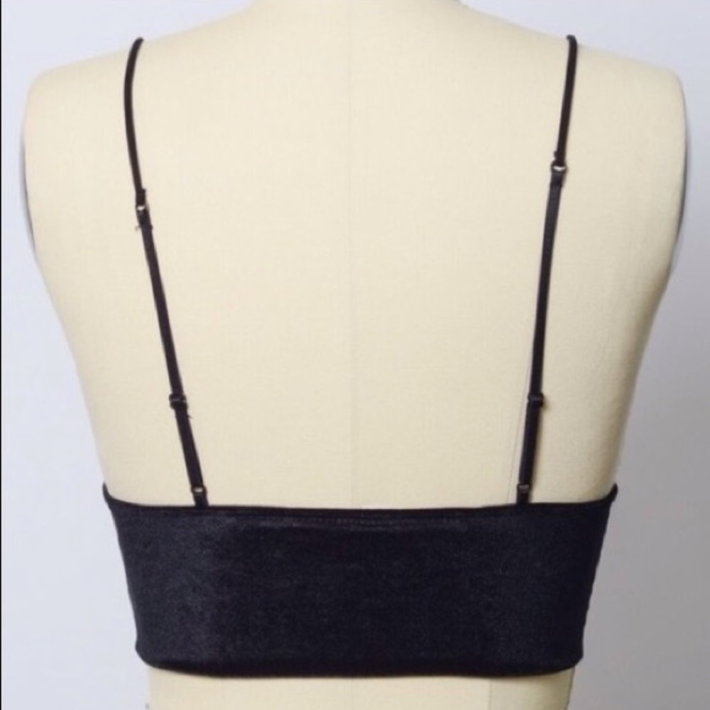 Velvet Plunge Bralette - Picture 6 of 6