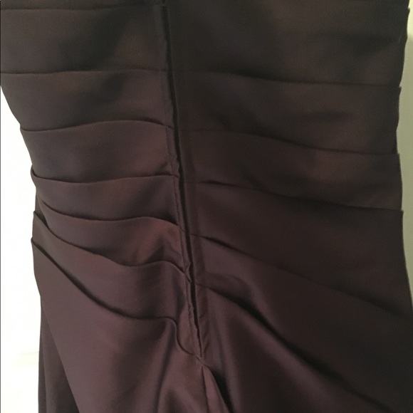 Short strapless brown dress or bridesmaid - Picture 3 of 5