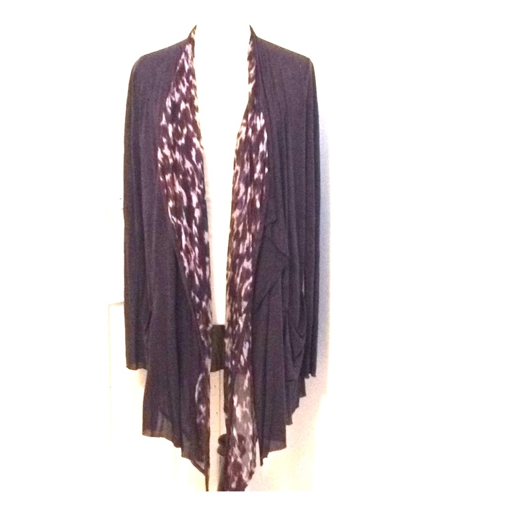 Three dots long sleeve cardigan