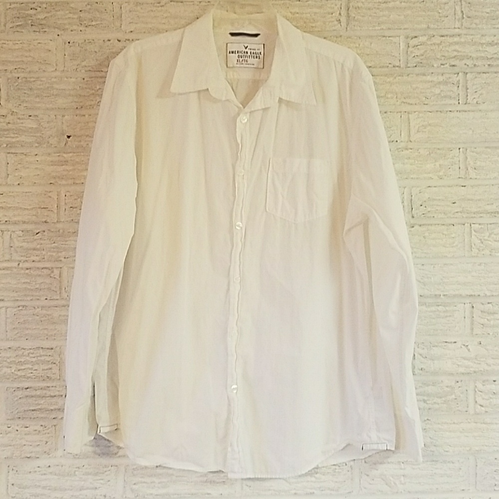AE American Eagle Men's Button up Long Sleeve