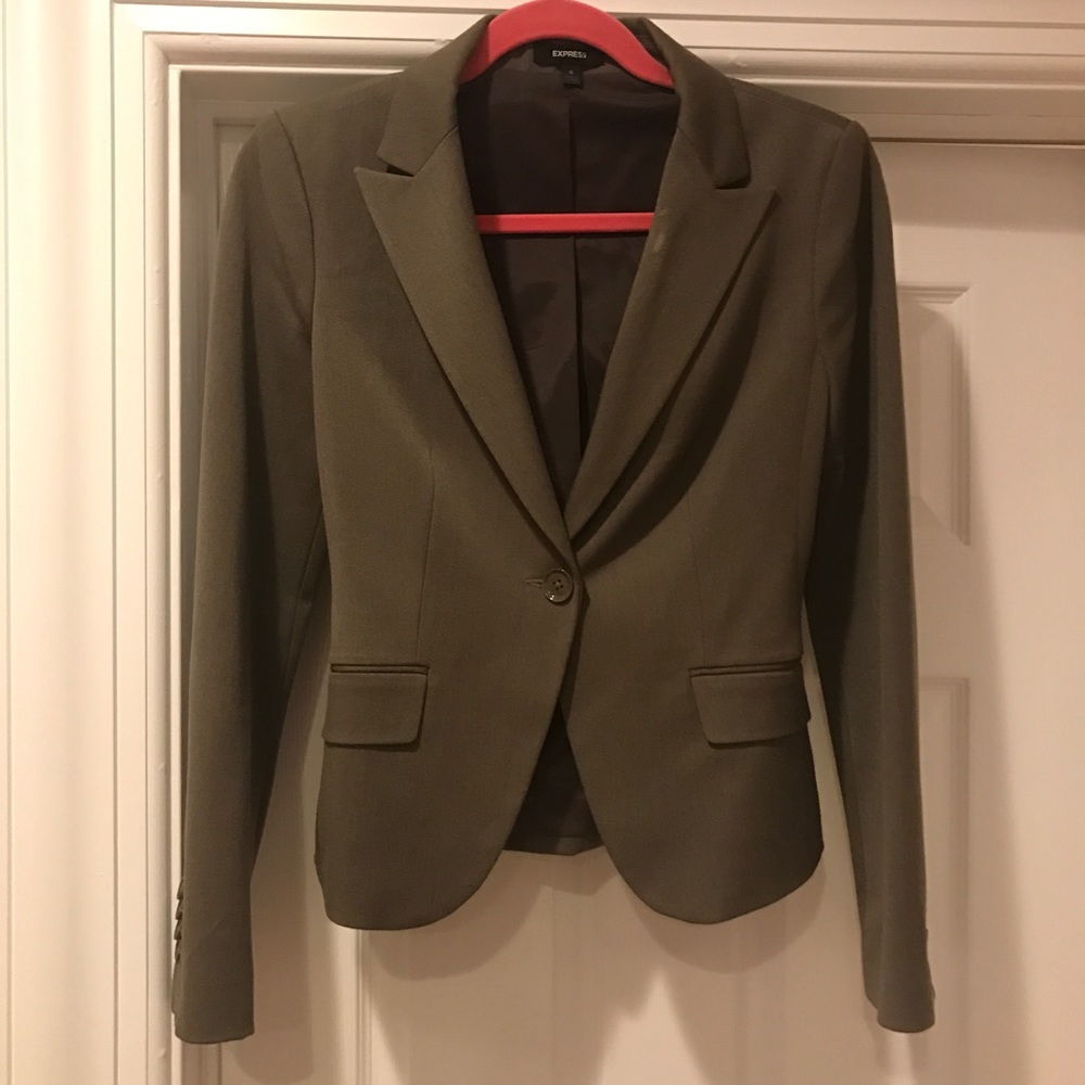 Express Taupe Blazer