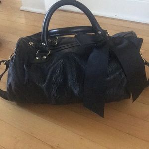 Steve Madden Black Leather Bag