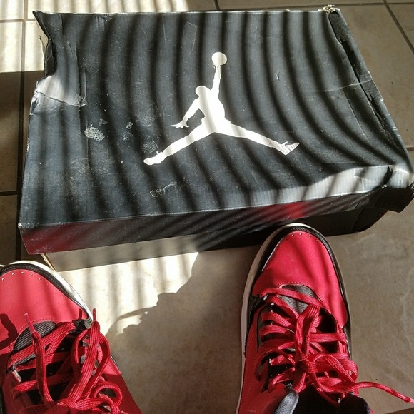 Red and Black Jordans - Picture 1 of 3