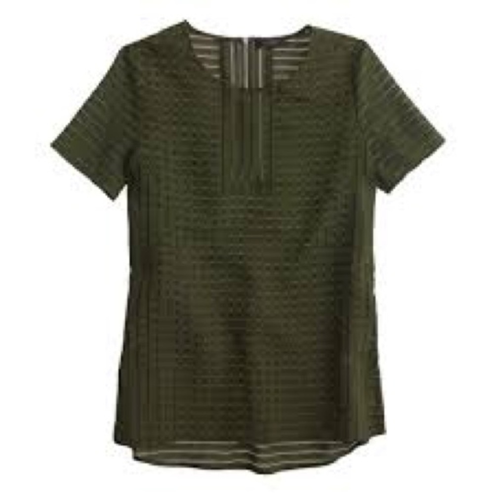 J. Crew Shadow Stripe Top