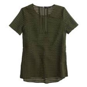 J. Crew Shadow Stripe Top