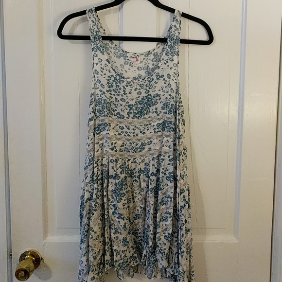 Free People Dresses & Skirts - Free People floral voile and lace slip XS