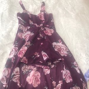 Floral maxi romper
