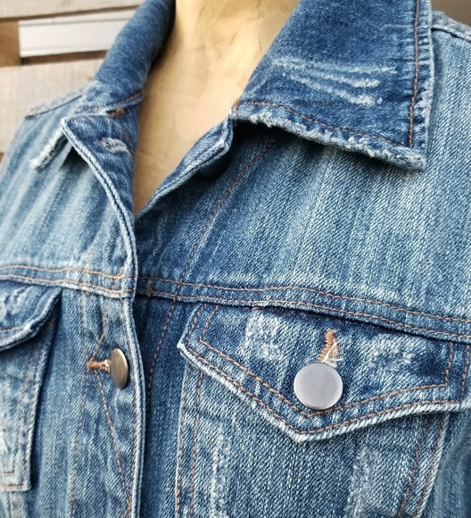 Forever 21 denim jean vest. - Picture 3 of 7