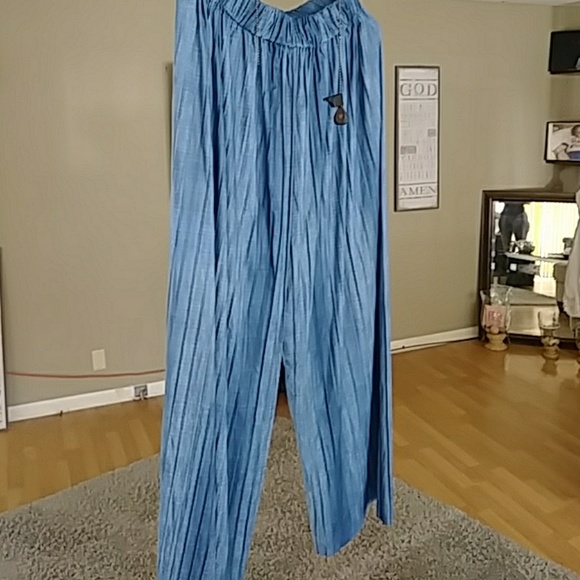 Wide bottom casual pants - Picture 2 of 3