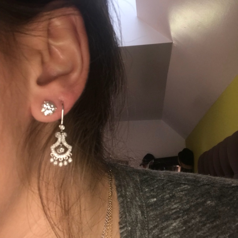 Diamond Chandelier Earrings