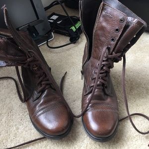 Steven madden combat boots